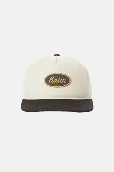 Katin Roadside Hat Vintage White Black Wash