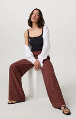 Vuori Villa Wideleg Pant Women Burnt Sienna