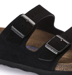 Birkenstock Arizona BS Narrow Fit Women Black Suede Leather
