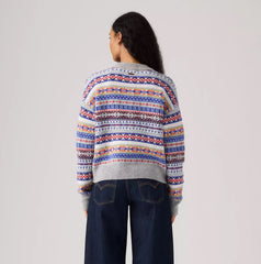Levi's Ines Fairisle Sweater Women Leandra Fairisle Tawny Port