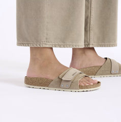 Birkenstock Oita Suede Nubuck Narrow Fit Women Taupe