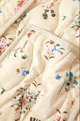 Brixton Field Floral Quilted Vest Women Whitecap Hazelnut Ditsy Floral