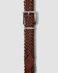 Reigning Champ Braided Leather Belt Men Brown