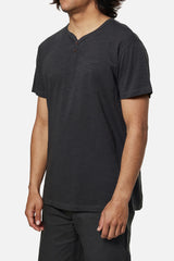 Katin Folk Henley Men Black Wash