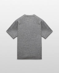 Reigning Champ Solotex Mesh Tiebreak T-Shirt Men Heather Grey
