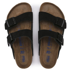 Birkenstock Arizona BS Narrow Fit Women Black Suede Leather