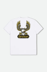 Brixton Merrick S/S Standard Tee Men White