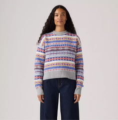 Levi's Ines Fairisle Sweater Women Leandra Fairisle Tawny Port