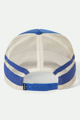 Brixton Ford Built Tough Trucker Hat Ford Blue Wimbledon White