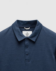 Reigning Champ Solotex Mesh Tiebreak Polo Men Maritime