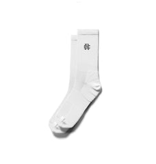 Reigning Champ Performance Crew Sock Men White/Black