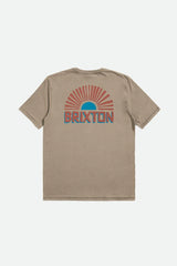Brixton Fairview S/S Tailored Tee Men Oatmeal