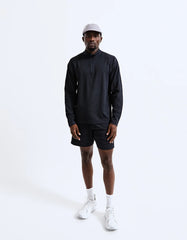 Reigning Champ Solotex Mesh Tiebreak Quarter Zip Men Navy