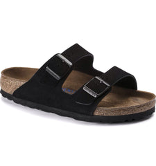 Birkenstock Arizona BS Narrow Fit Women Black Suede Leather