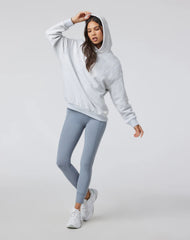 Vuori Restore Oversized Hoodie Women Pale Grey heather