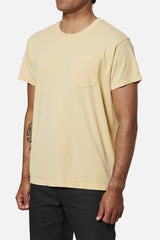 Katin Base Tee Men Sun Yellow Sand Wash