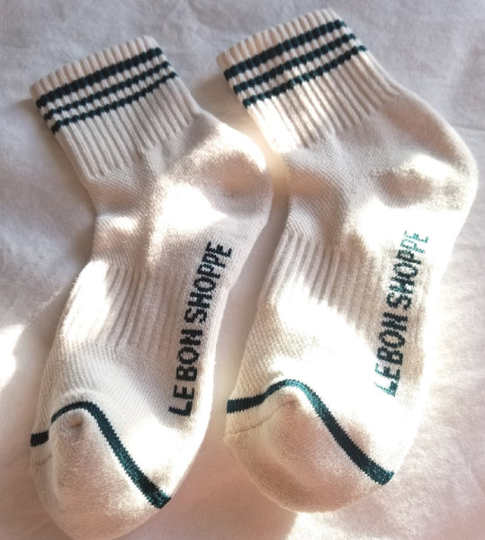Le Bon Shoppe Girlfriend Socks Women Egret