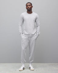 Reigning Champ Midweight Terry Slim Crewneck Men Heather Grey