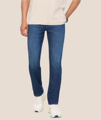 Duer Performance Denim Lite Slim Straight Men Worn In Indigo