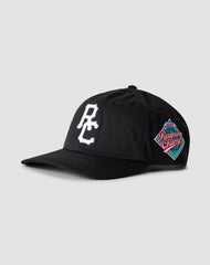 Reigning Champ Outfield Strapback Cap Black White