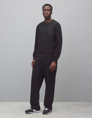 Reigning Champ Midweight Terry Arch Logo Standard Crewneck Men Black