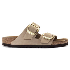 Birkenstock Arizona Big Buckle Nubuck Narrow Fit Women Sandcastle