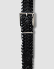 Reigning Champ Braided Leather Belt Men Black