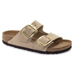 Birkenstock Arizona Big Buckle Nubuck Narrow Fit Women Sandcastle