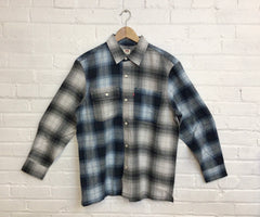 Levi's Utility Shacket Men Awesome Plaid Jet Black