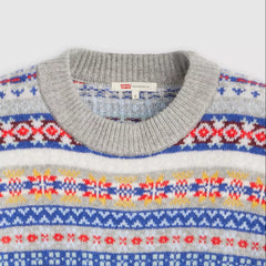 Levi's Ines Fairisle Sweater Women Leandra Fairisle Tawny Port