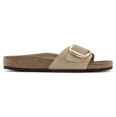 Birkenstock Madrid Big Buckle Nubuck Narrow Fit Women Sandcastle