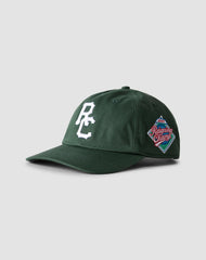 Reigning Champ Outfield Strapback Cap British Racing Green White