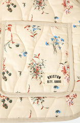Brixton Field Floral Quilted Vest Women Whitecap Hazelnut Ditsy Floral