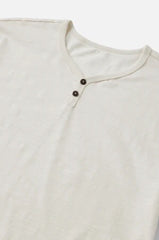 Katin Folk Henley Men Vintage White