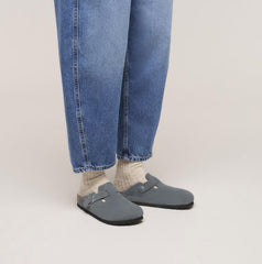 Birkenstock Boston Narrow Fit Women Basalt Gray Tonal