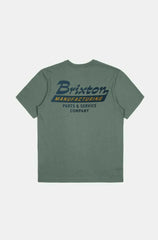 Brixton Township S/S Tailored T-Shirt Men Laurel Wreath