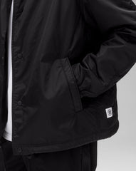 Reigning Champ Satin Nylon Coach’s Jacket Men Black