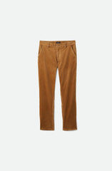 Brixton Choice Chino Pant Men Khaki Cord