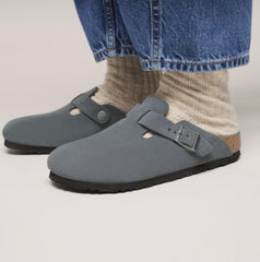 Birkenstock Boston Narrow Fit Women Basalt Gray Tonal