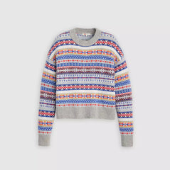 Levi's Ines Fairisle Sweater Women Leandra Fairisle Tawny Port