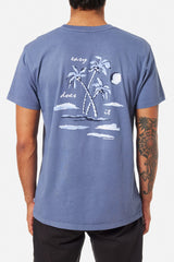 Katin Aruba Tee Men Blue Pigment Dye