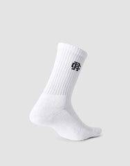 Reigning Champ Classic Mid Crew Sock Men White