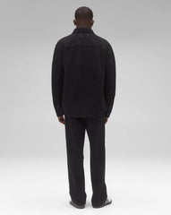 Reigning Champ Boiled Wool Warden Overshirt Men Black
