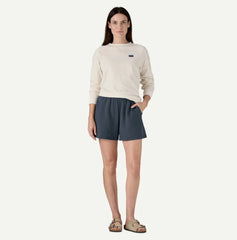 Patagonia Regenerative Organic Cotton Essential Short Women Smolder Blue