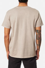 Katin Base Tee Men Vintage Khaki Pigment Dye