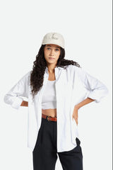 Brixton Sidney Oversized LS Women White