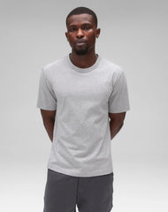 Reigning Champ Lightweight Jersey Standard T-Shirt Men Heather Grey