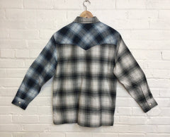 Levi's Utility Shacket Men Awesome Plaid Jet Black