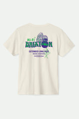 Brixton Maddox SS Standard Tee Men Cream