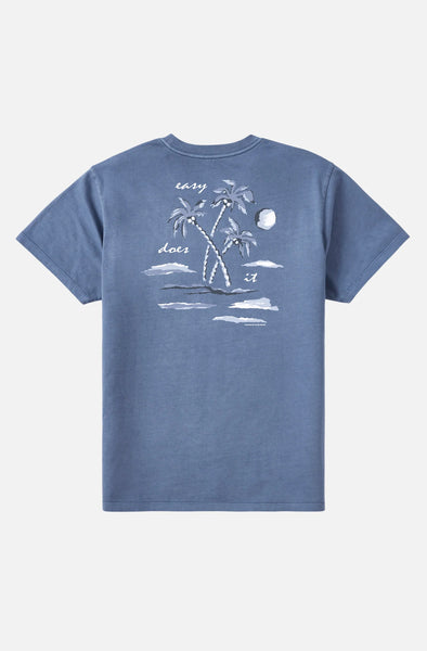Katin Aruba Tee Men Blue Pigment Dye
